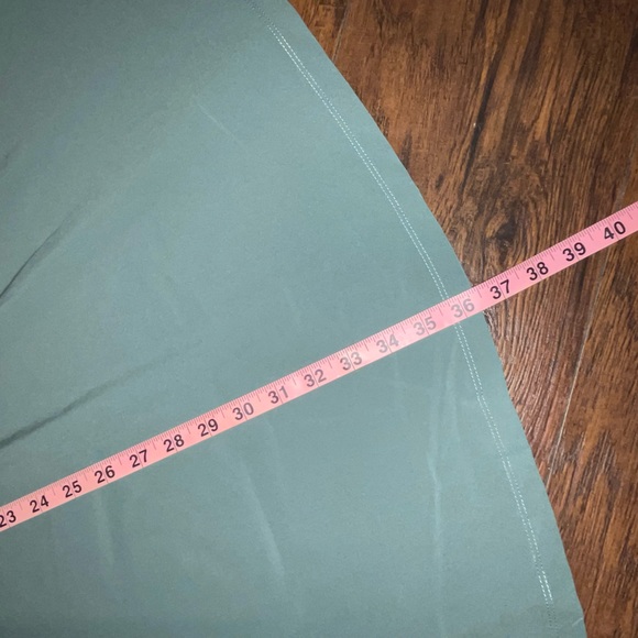 Duluth Trading Co Green Cinched Waist Dress - Picture 4 of 8